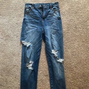 American Eagle ripped jeans